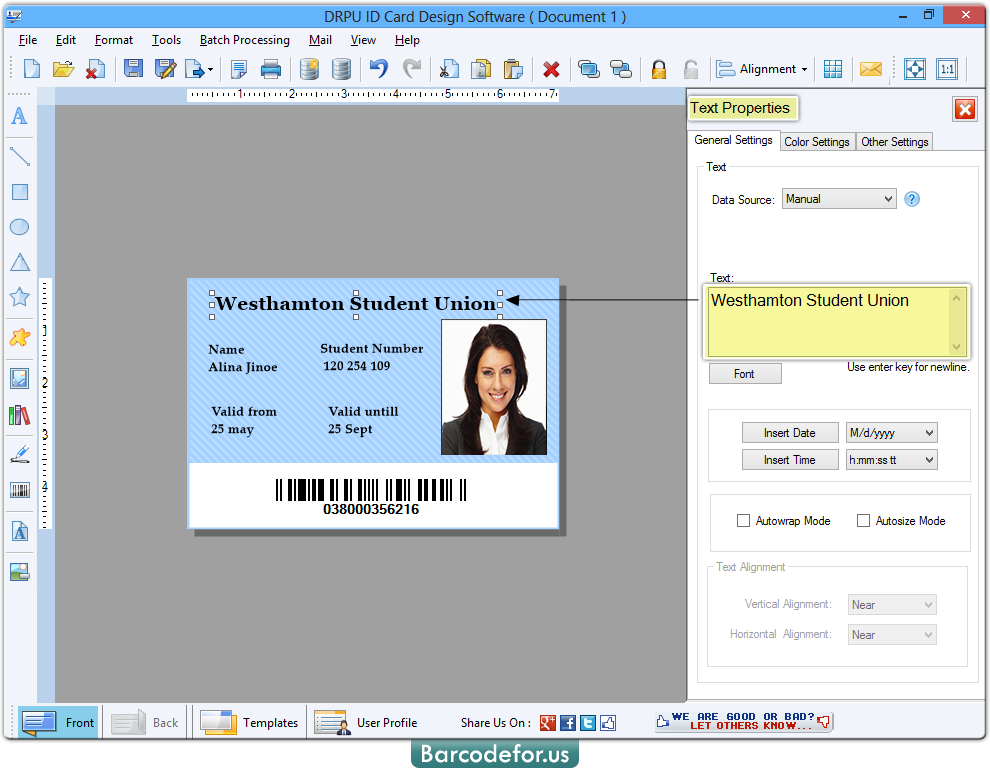 best free id card software